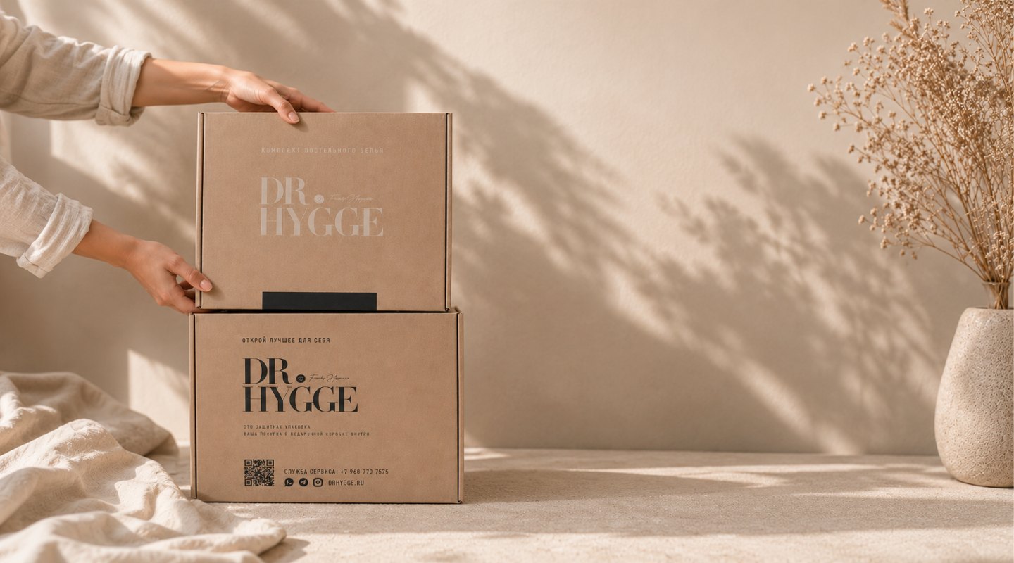 Упаковка заказа Dr.Hygge
