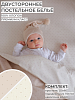 Комплект детского постельного белья в кроватку HG220118/Светло-бежевый и бежевый