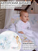 Комплект детского постельного белья в кроватку HG220103/Ангелы